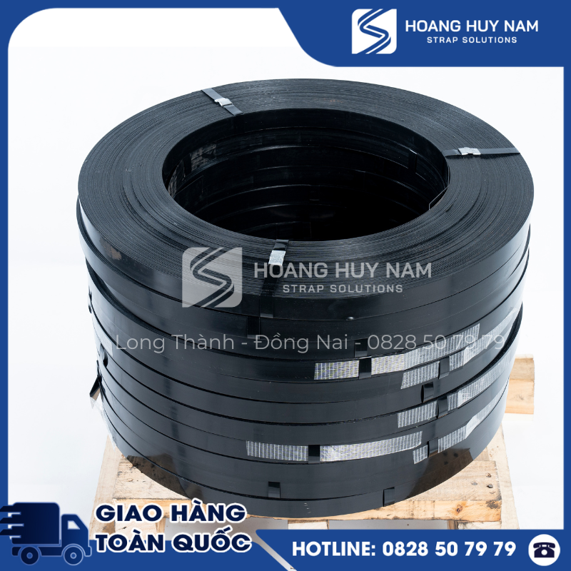 DÂY ĐAI THÉP SƠN TĨNH ĐIỆN (BLACK)